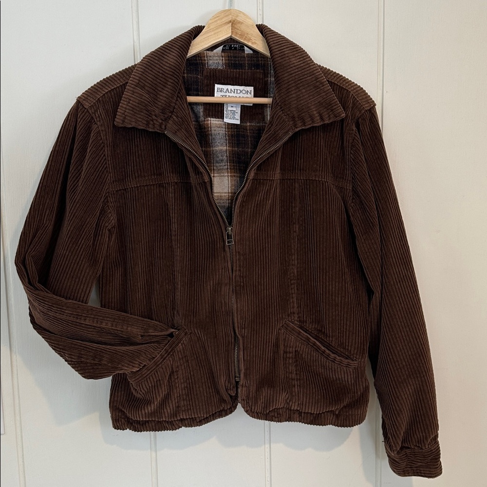 Brandon Thomas Dark Brown Corduroy Jacket